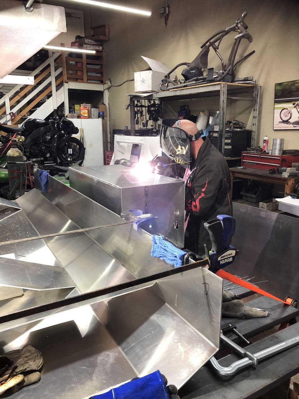 Aluminum tank structure welding shop — Naples Welding Inc., Naples FL