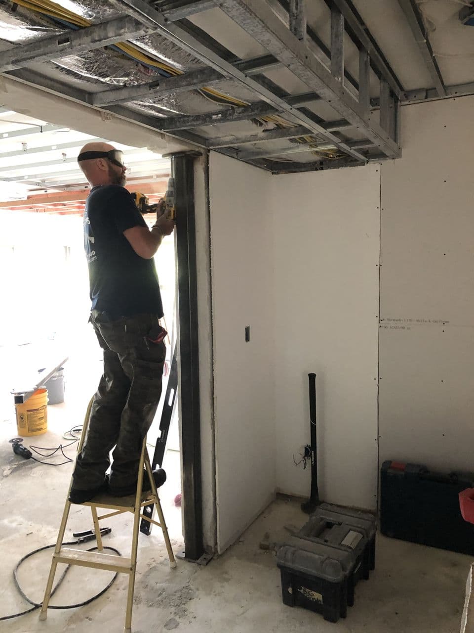 Structural steel pipe in progress workshop — Naples Welding Inc., Naples FL